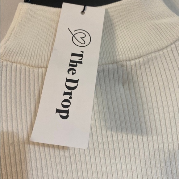 The Drop Women's Chantal Midi Bodycon Fitted Cutout Rib Dress NWT size XXS - Picture 8 of 10